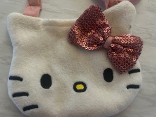 Bolso Hello Kitty niña rosa y blanco