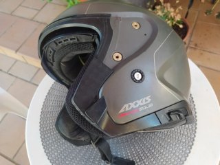 Casco de moto AXXIS gris