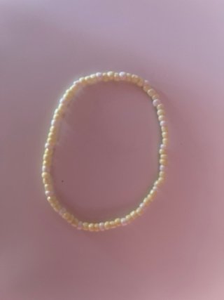Lote de 2 pulseras hechas a mano con cuentas