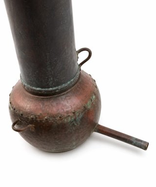Alambique Antiguo Cobre Macizo