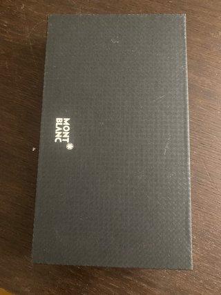 Cartera Montblanc Negra Larga