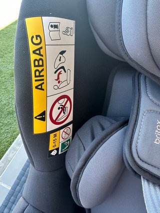 Silla coche Britax Römer gris