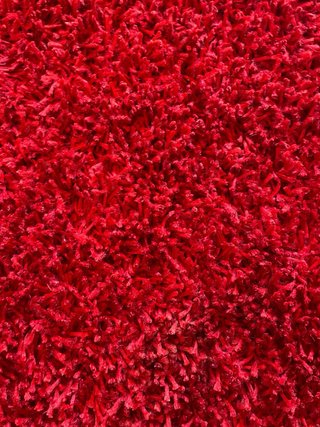 Tappeto Shaggy Ottomano Rosso Spesso 240x170