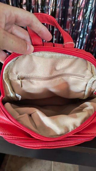 Bolso Mochila Rojo