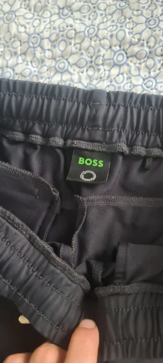 Camisa Polo BOSS Negra Hombre