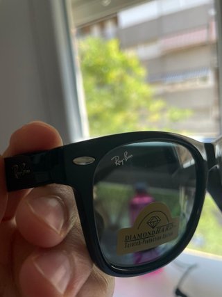 Gafas de Sol Ray-Ban Wayfarer Unisex Negras