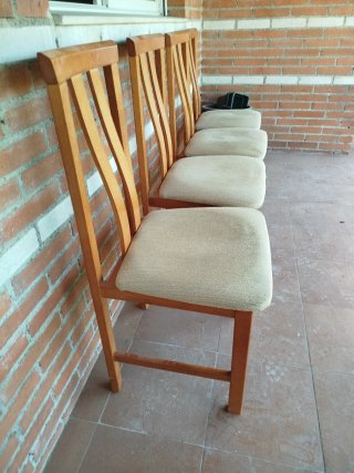 Juego de 4 sillas de comedor