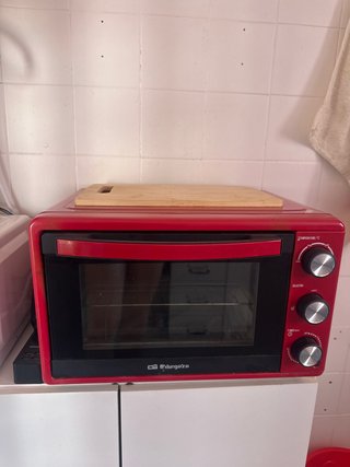 Horno sobremesa Orbegozo rojo
