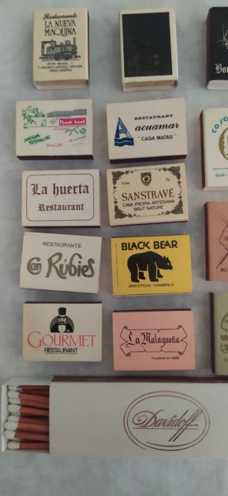 Collezione Scatole di Zolfo da Ristoranti