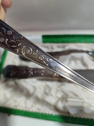 Set de cubiertos+ servilletero Plata Meneses