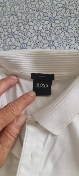 Polo Boss Blanco