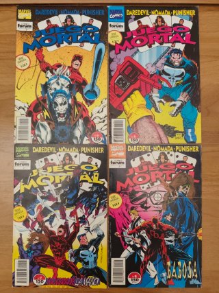 Juego Mortal - Daredevil, Nómada, Punisher.