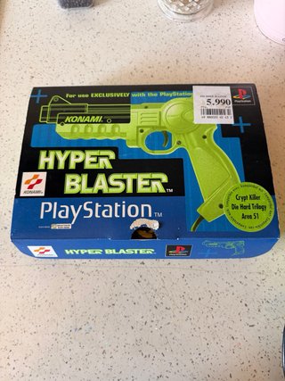 Pistola Konami Hyper Blaster PS1 🇪🇸SLEH-00005