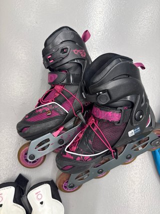 Patines en línea y protecciones