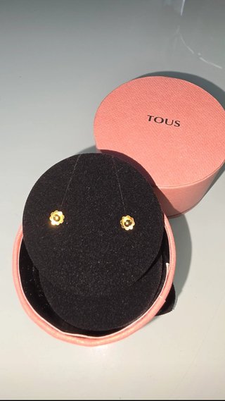 Pendientes bebé Tous oro 18K perla