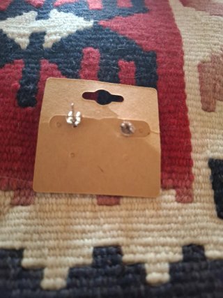 Pendientes Oro Vivo Plata Diseño Calado