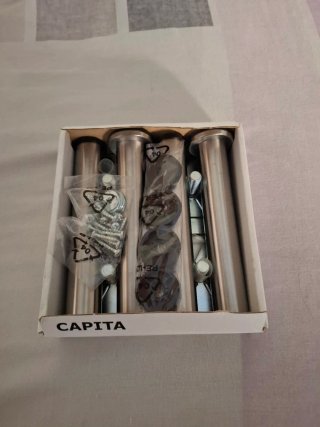 Soportes CAPITA Ikea Metálicos Nuevos