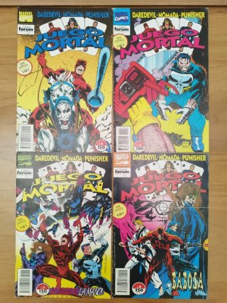 Juego Mortal - Daredevil, Nómada, Punisher.