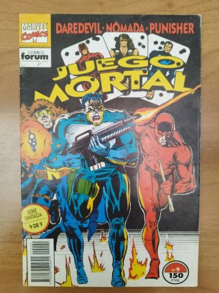 Juego Mortal - Daredevil, Nómada, Punisher.