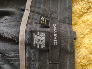 Traje chaqueta con ralla diplomática Zara