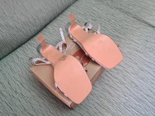 Sandalias de fiesta plateadas