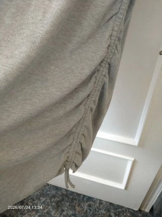 Vestido gris canales talla XL