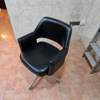 Sillón Oficina Vintage Piel y Metal
