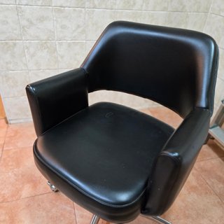 Sillón Oficina Vintage Piel y Metal