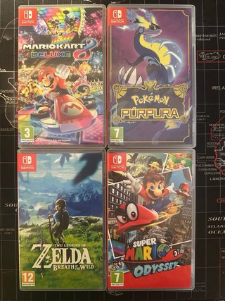 Nintendo Switch OLED + 4 juegos