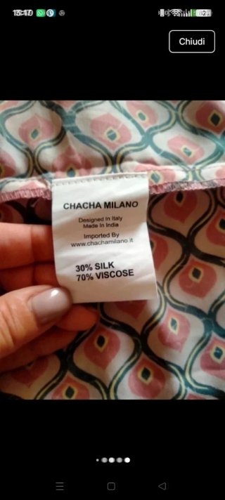 Abito lungo fantasia