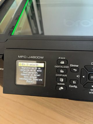 Impresora Brother MFC-J480DW con cartuchos