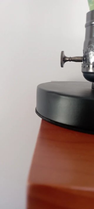Lámpara Decorativa Vidrio y Metal