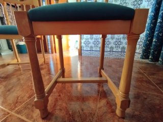 OFERTA Mueble de comedor de madera + 6 sillas