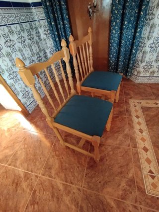 OFERTA Mueble de comedor de madera + 6 sillas