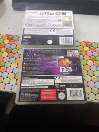 Cajas Nintendo DS Nintendogs y Spyro