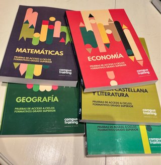 Matemáticas, Geografía, Economía, Lengua, Inglés