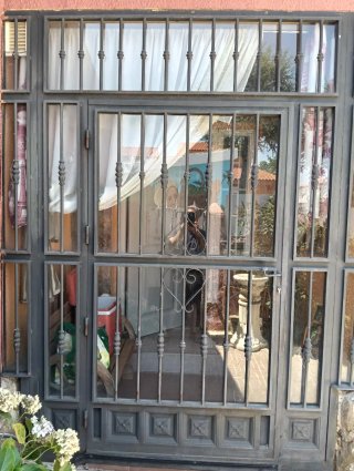 Cancela de hierro forjado