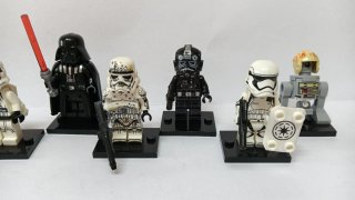 Muñecos variados Star Wars compatibles lego