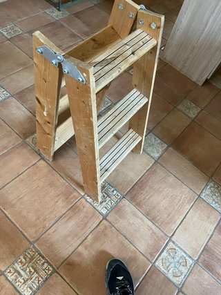 Scala in legno per letti a castello o cucina