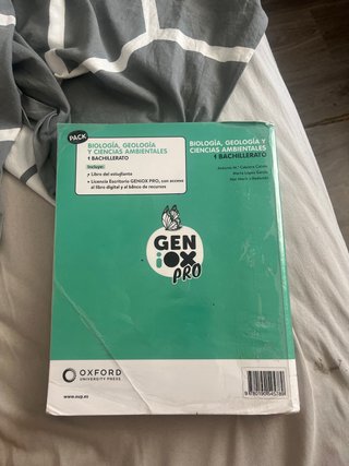 Libro 1 Bachillerato Biologia Oxford