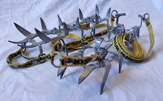 CRAMPONES LAPRADE AÑO 70 ALPINISMO MONTAÑA ESCALAR