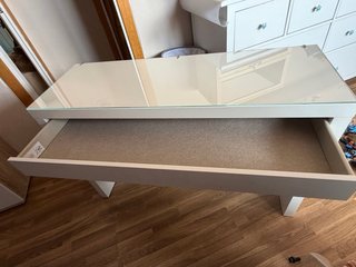 Tocador Malm Ikea Blanco y Gris