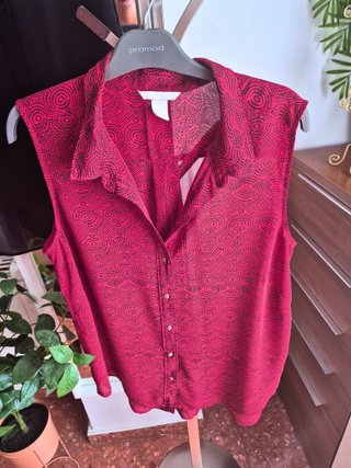 Blusas verano mujer sin mangas H&M 40-42