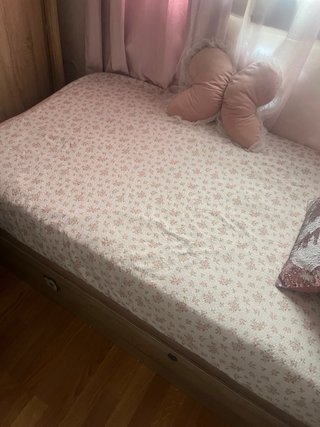 Letto singolo 90 con contenitore e testiera