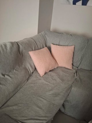 Sofá Rinconera gris claro