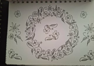 Libro para colorear Flores de ensueño