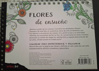 Libro para colorear Flores de ensueño