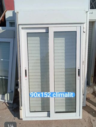 Ventana aluminio corredera 114x130