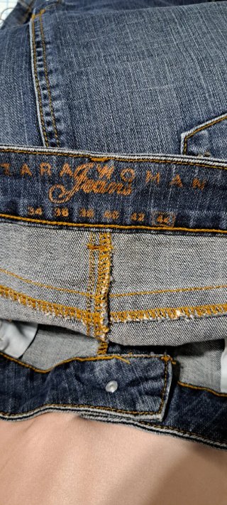 Falda vaquera Zara azul