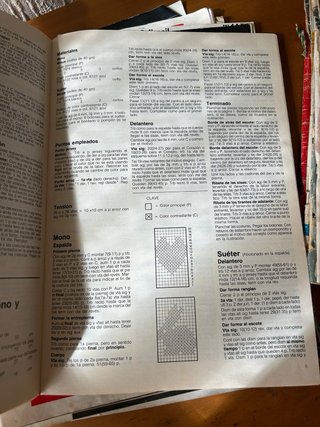 Revistas antiguas de costura